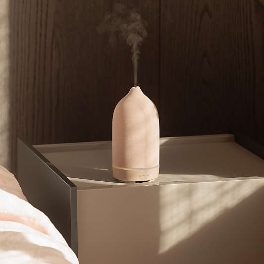 Vitruvi Suede Beige Stone Essential Oil Diffuser