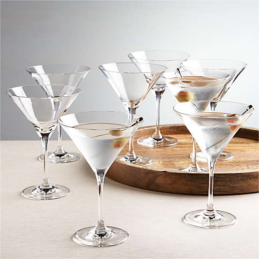 Aspen 8-Oz. Martini Glasses, Set of 8