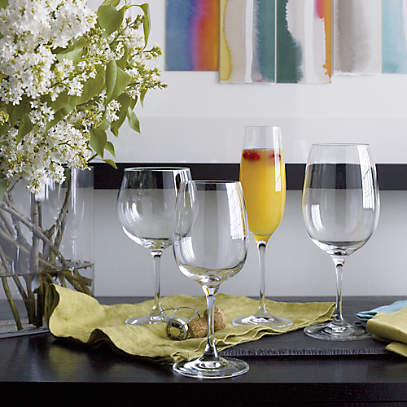 Aspen All-Purpose Big Wine Glasses, Set of 8 + Reviews, Crate & Barrel