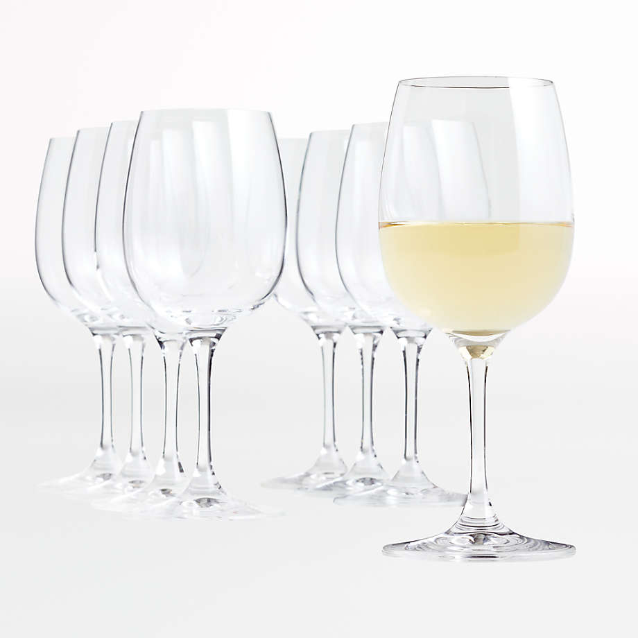 Aspen White Wine Glasses, Set of 8