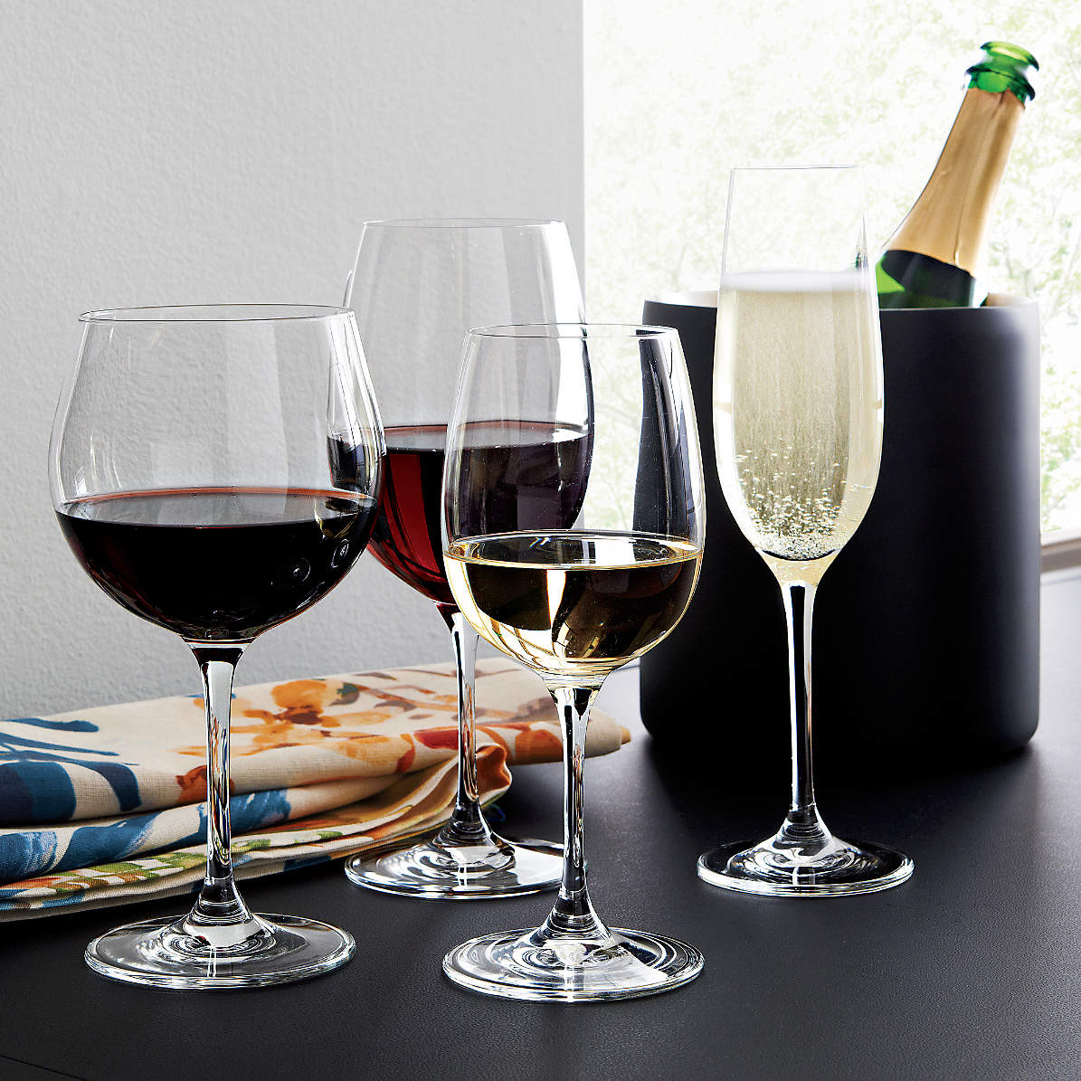 Viv Quality Wine Glasses, Crate & Barrel