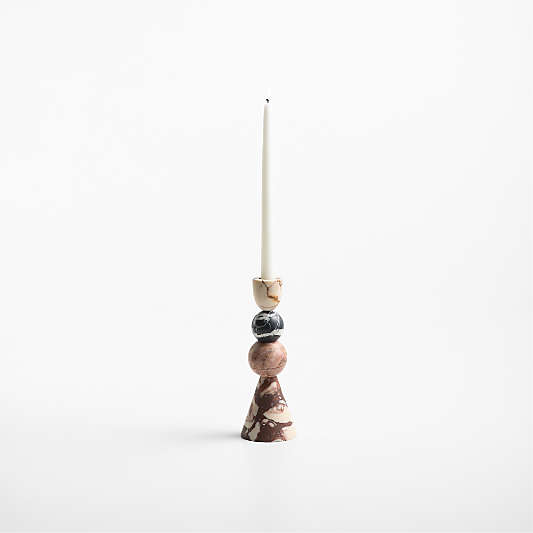 Volley Mixed Marble Large Taper Holder 9.5" by Venus Williams