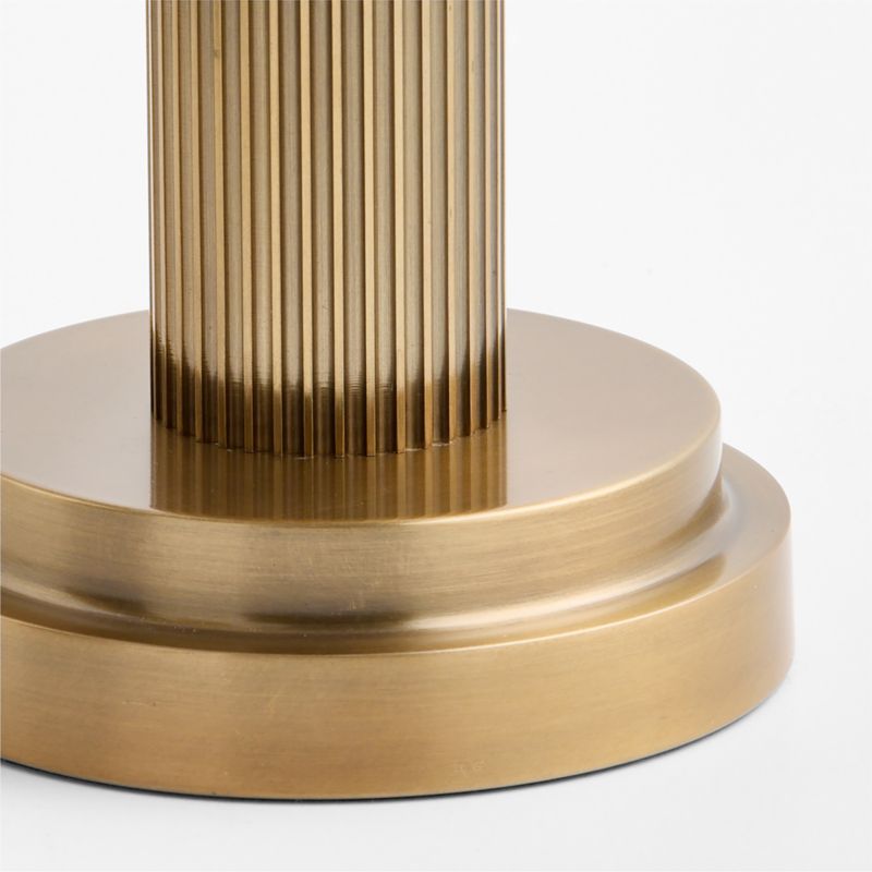 Vienna Metal Table Lamp with Rippled Glass Shade 17" - image 4 of 5
