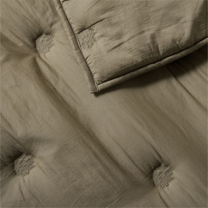 Organic Cotton Voile Garden Green Standard Bed Pillow Sham - image 6 of 7