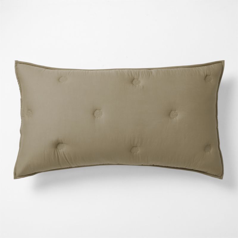 Organic Cotton Voile Garden Green Full/Queen Comforter