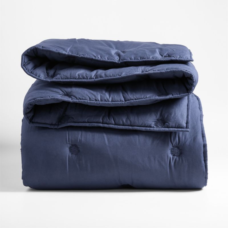 Organic Cotton Voile Deep Indigo Twin/Twin XL Comforter - image 2 of 5