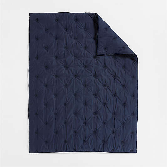 Organic Cotton Voile Deep Indigo Twin/Twin XL Comforter