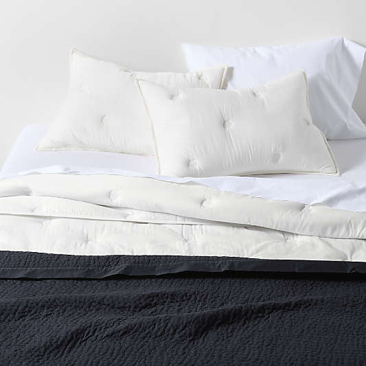 Organic Cotton Voile Pampas Ivory Comforters