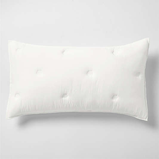 Organic Cotton Voile Pampas Ivory King Bed Pillow Sham