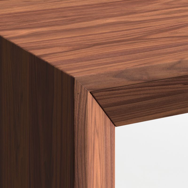 Vernon Walnut Wood 24" Rectangular End Table with Drawer - image 4 of 6