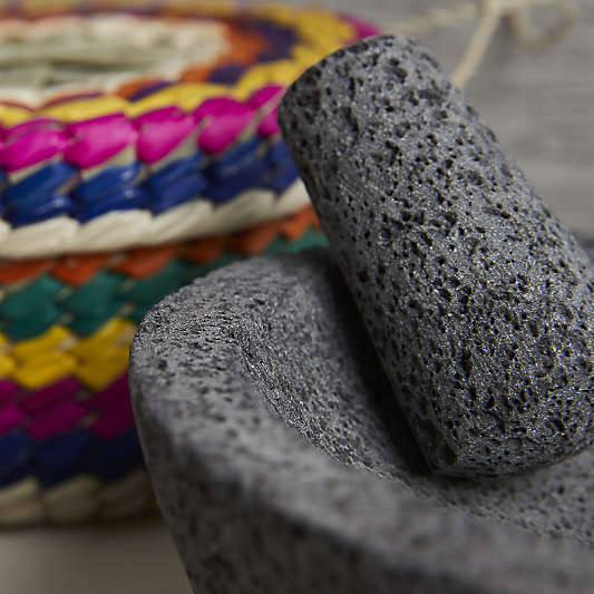 Verve Culture Molcajete and Palm Basket