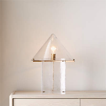 Vespera Glass Table Lamp 19.7"