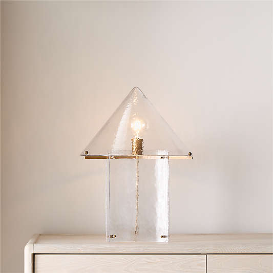 Vespera Glass Table Lamp 19.7"