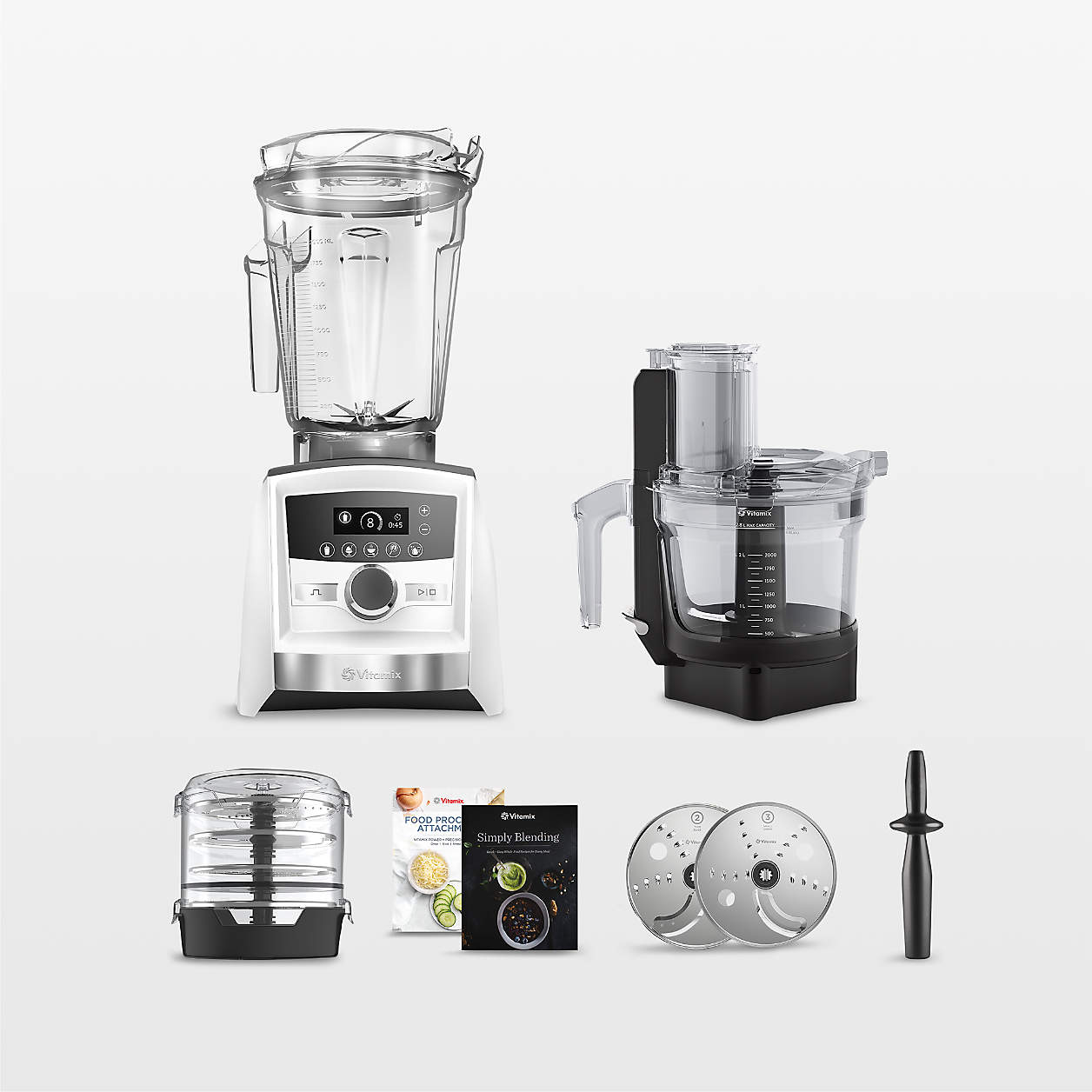 Vitamix Ascent A3500 White Gourmet SmartPrep Kitchen System + Reviews