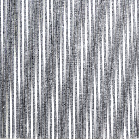 Vivienne Navy Blue Ticking Stripe Wallpaper