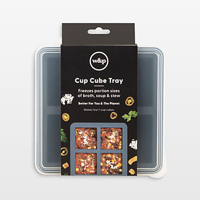 View W&P Freezer Cube 4-Cup Tray with Lid details