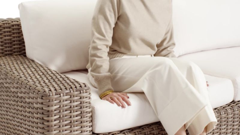 Play Abaco 83" Resin Wicker Outdoor Sofa with Natural Sunbrella ® Cushions - video 1 of 2