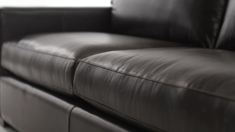 Play Axis 2-Seat 88" Leather Sofa - video 3 of 4