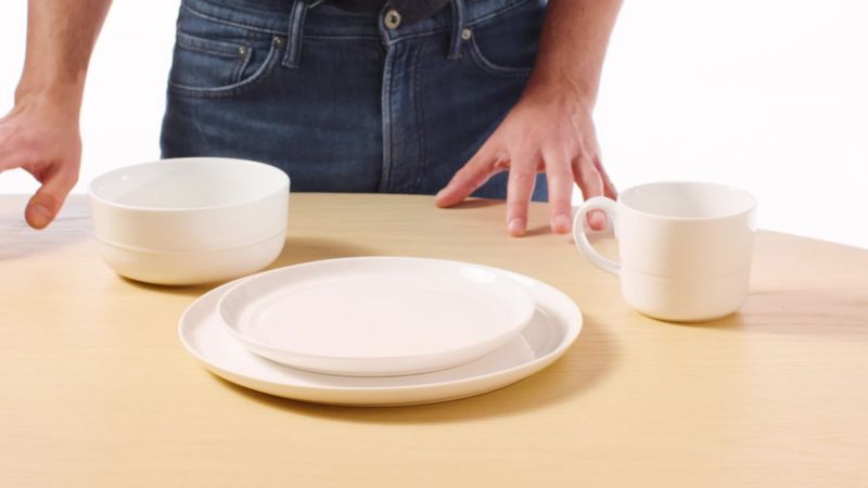 Play Hue White Low Bowls, Set of 4 - video 1 of 1