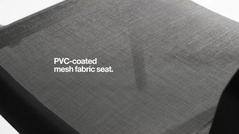 Play Lanai Charcoal Grey Mesh Square Stackable Outdoor Dining Chair with Arms - video 1 of 1