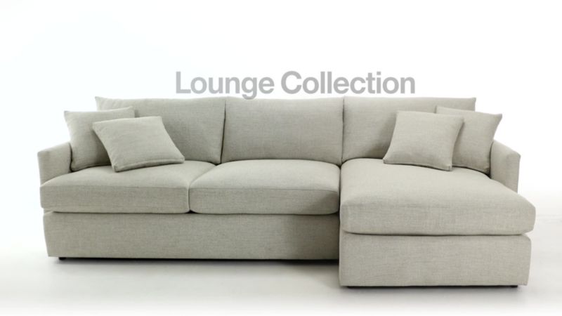 Play Lounge Deep 2-Piece Sectional Sofa with Chaise Lounge - video 2 of 3