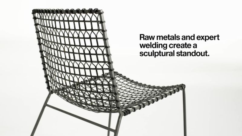 Play Tig Metal Dining Chair - video 1 of 1