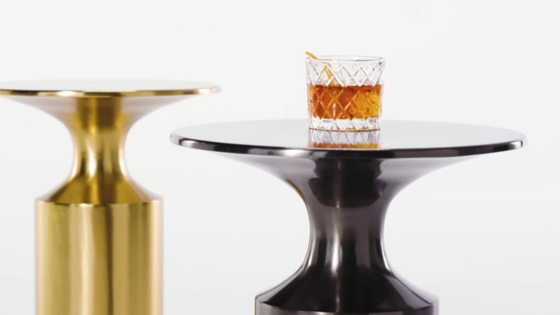 Play Valter Gunmetal Drink Table - video 1 of 1