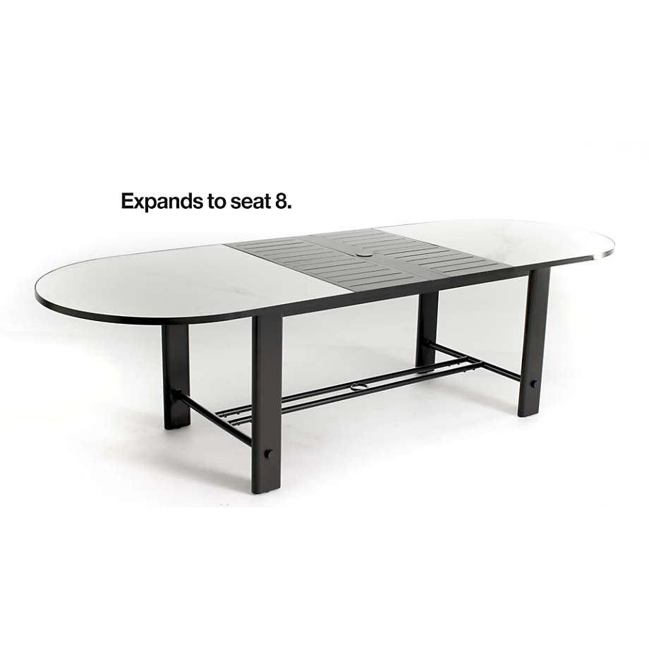 Crate&Barrel Zuma Expandable Outdoor Dining Table Yorkdale Mall