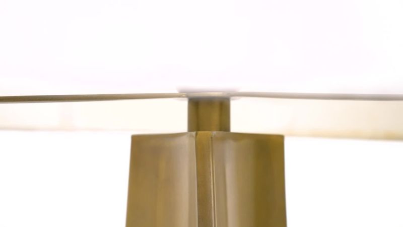 Play Isla Brass Triangle Floor Lamp - video 1 of 1