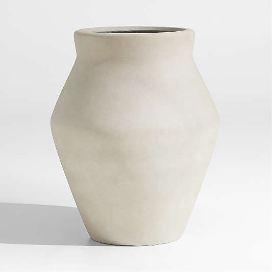 Wabi Large Sand Fiberstone Planter by Leanne Ford