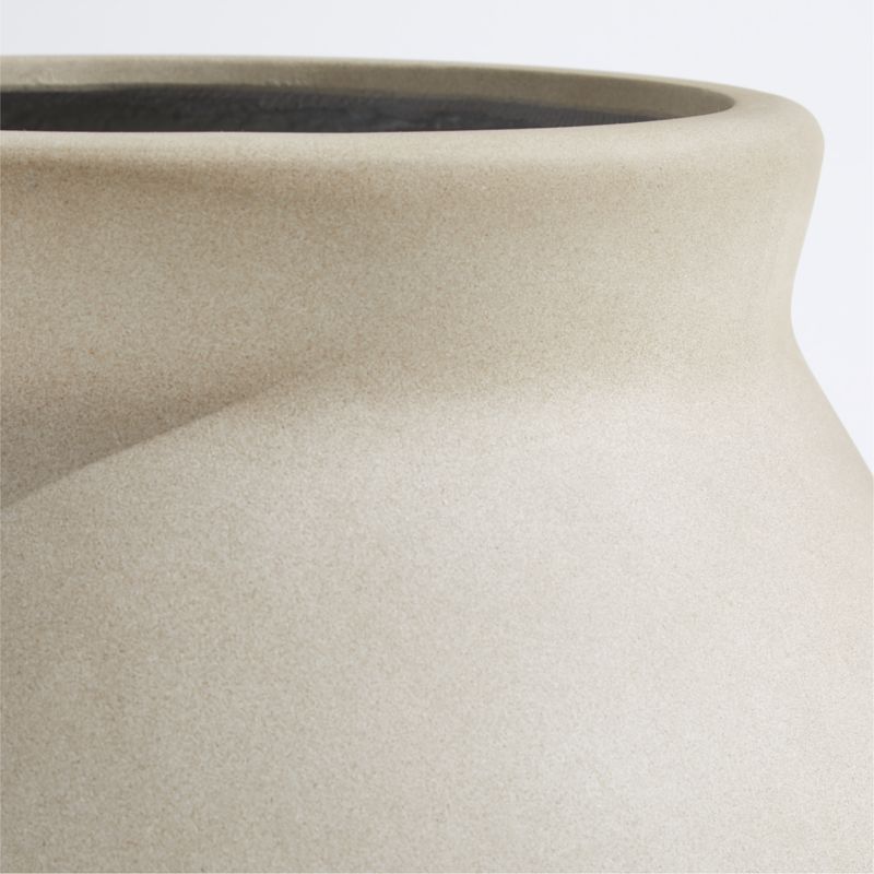 Wabi Medium Sand Fiberstone Planter by Leanne Ford - image 12 of 14