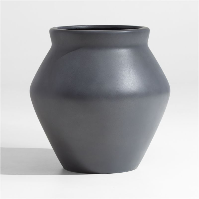 Wabi Medium Slate Fiberstone Planter by Leanne Ford - image 0 of 6