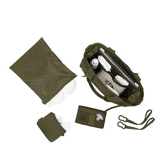 Dagne Dover Wade Dark Moss Diaper Bag Tote