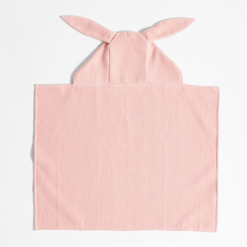 Bunny Organic Waffle Hooded Baby Towel