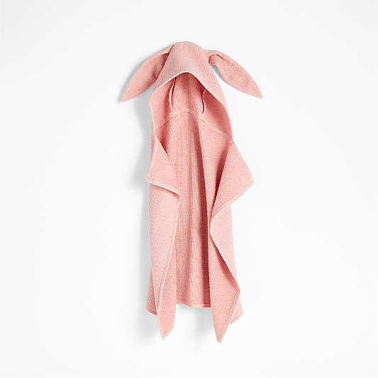 Bunny Organic Waffle Hooded Baby Towel