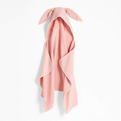 Bunny Organic Waffle Hooded Kids Towel