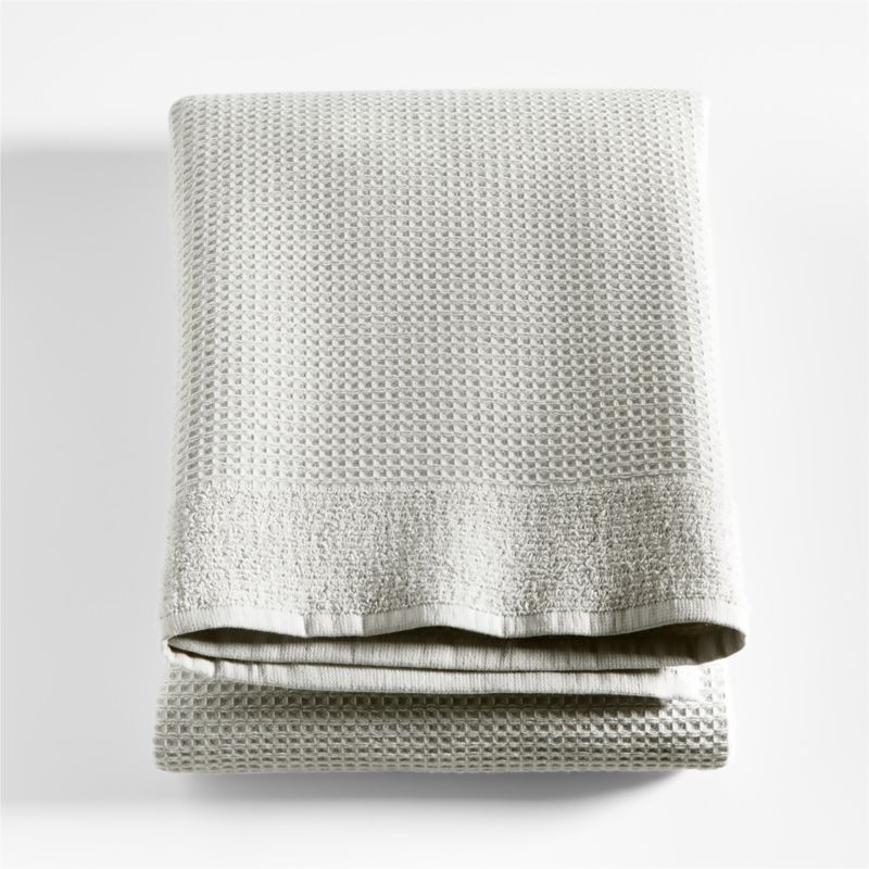 Organic Waffle Bath Towel