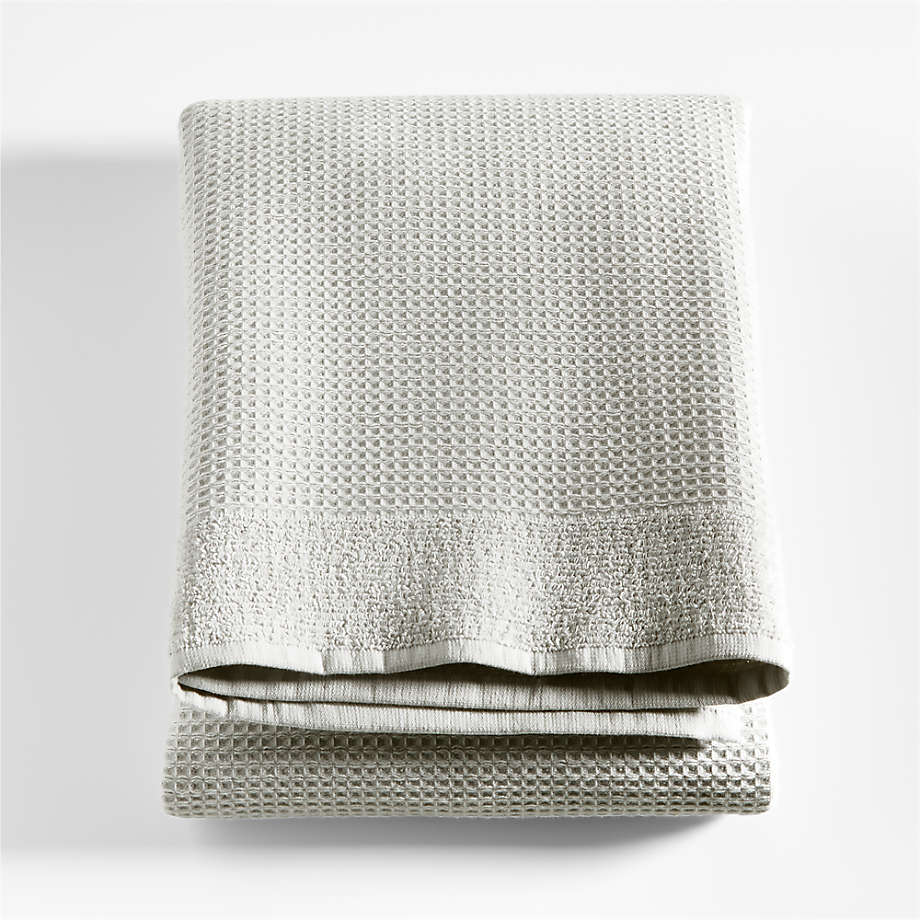 Organic Cotton Waffle Bath Towel