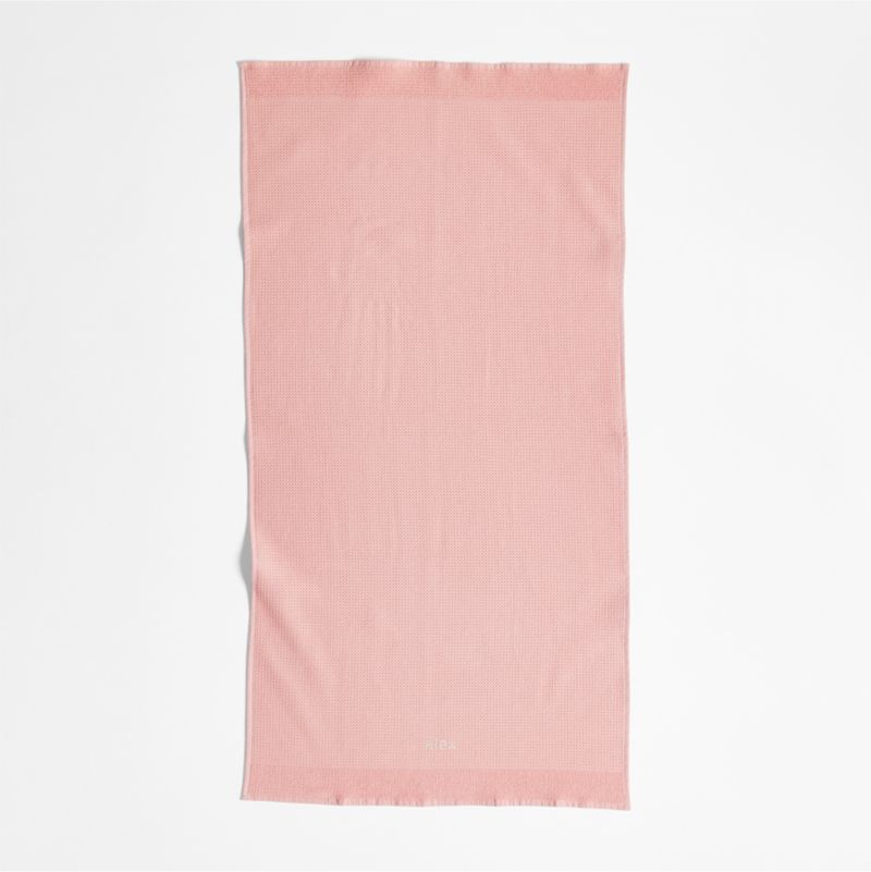 Pink Organic Waffle Bath Towel - image 3 of 7