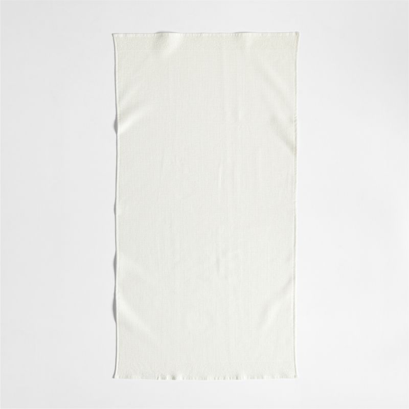 Ivory Organic Waffle Bath Towel - image 6 of 9