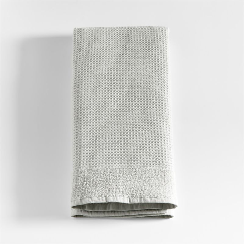 Grey Organic Waffle Hand Towel - image 0 of 9