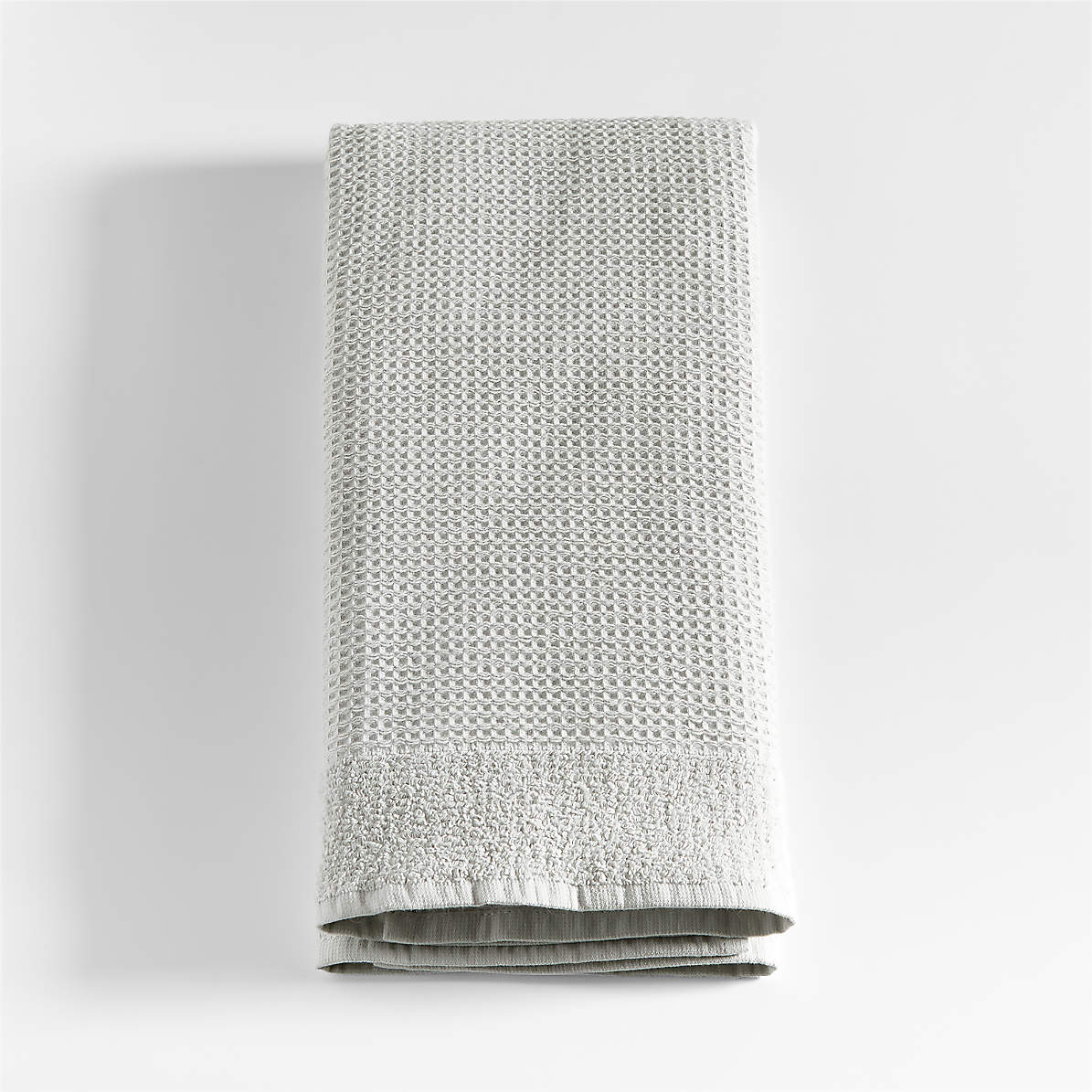 Organic Cedros Grey Hammam Hand Towel + Reviews