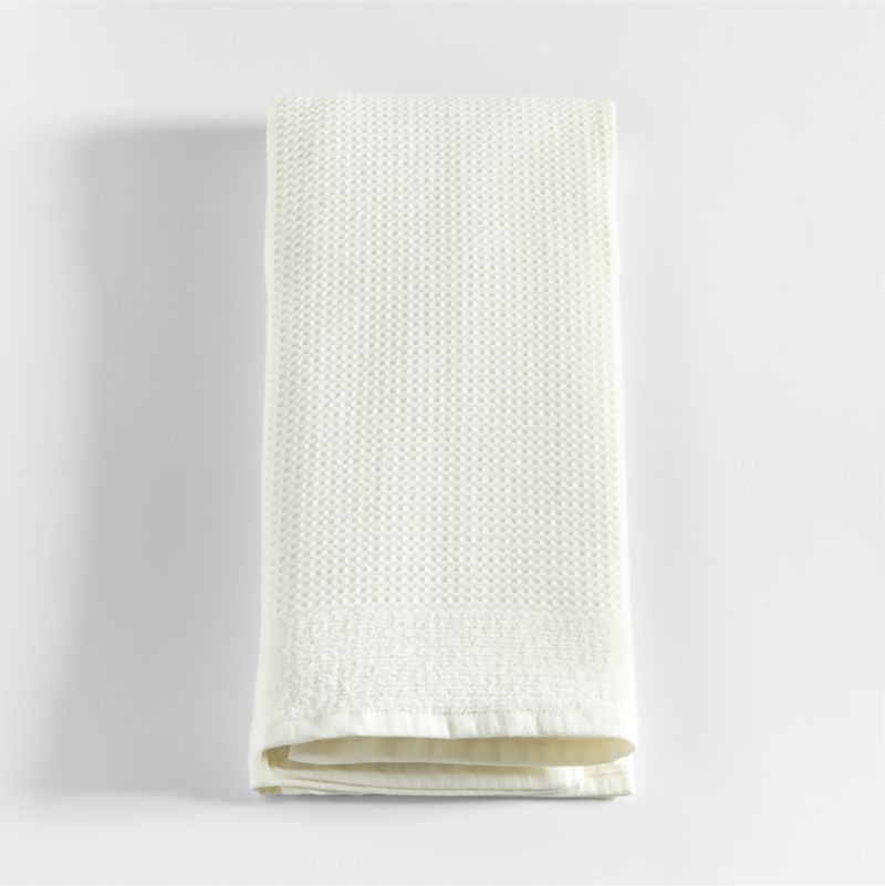 Ivory Organic Waffle Hand Towel - image 0 of 9