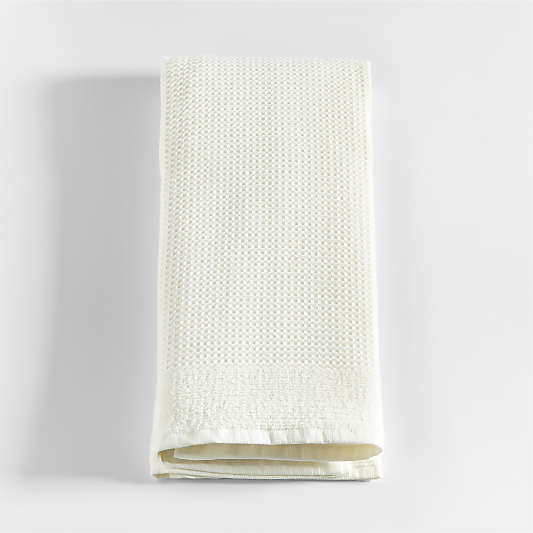 Ivory Organic Waffle Hand Towel