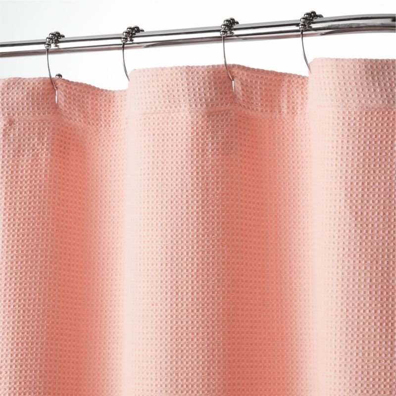 Organic Waffle Shower Curtain