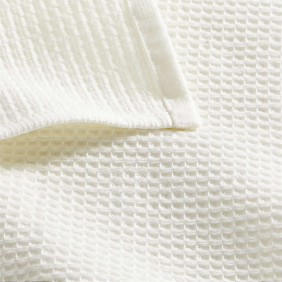 Ivory Organic Waffle Towels