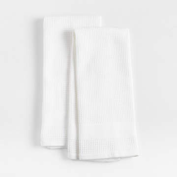 Textured Terry Black Tea Kitchen Dish Towels, Set of 2 + Reviews