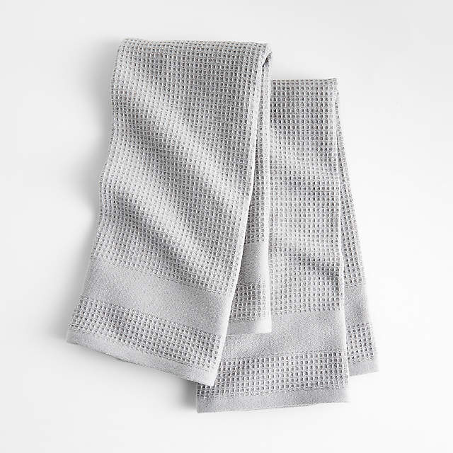 1-20 Pieces Microfiber Dish Cloth Waffle Weave Kitchen Drying Towels Grey  NEW