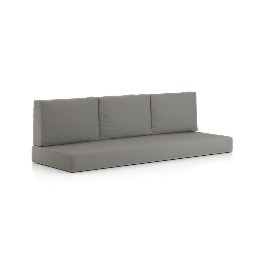 assign Toes loss Walker Graphite Sunbrella Outdoor Sofa Cushions, Set of 4 + Reviews | Crate  & Barrel