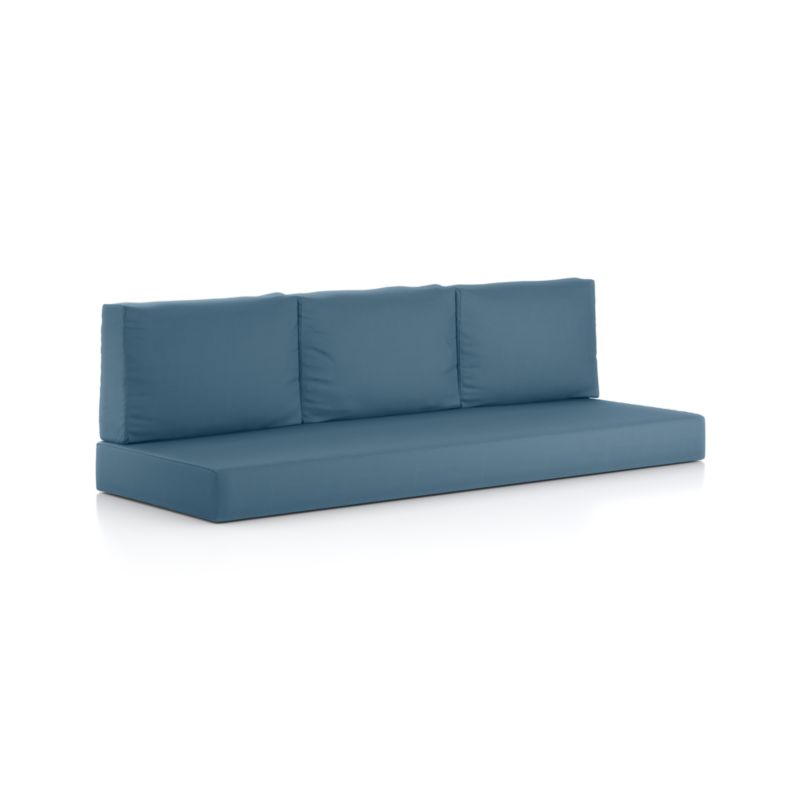Walker Sapphire Sunbrella ® Outdoor Sofa Cushions, Set of 4